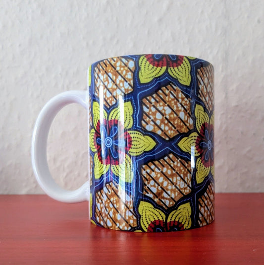 ABEBA MUG: Yellow African Daisy Flower