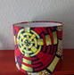 Red Yellow fan African Lampshade ALAFE