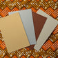 Orange Brown Brick African Lampshade BIRIKI