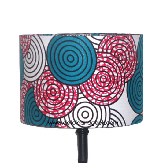 Retro Geometric African Drum Lampshade ADUN