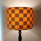 Orange & Green Geometric Kente Lamp shade OSEI