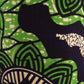 Green Paisley African Drum Lampshade EWENLA